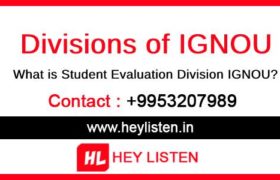 Divisions of IGNOU