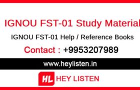 FST-1 Study Material