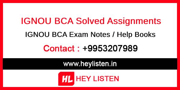 bca solved assignment 2023 24